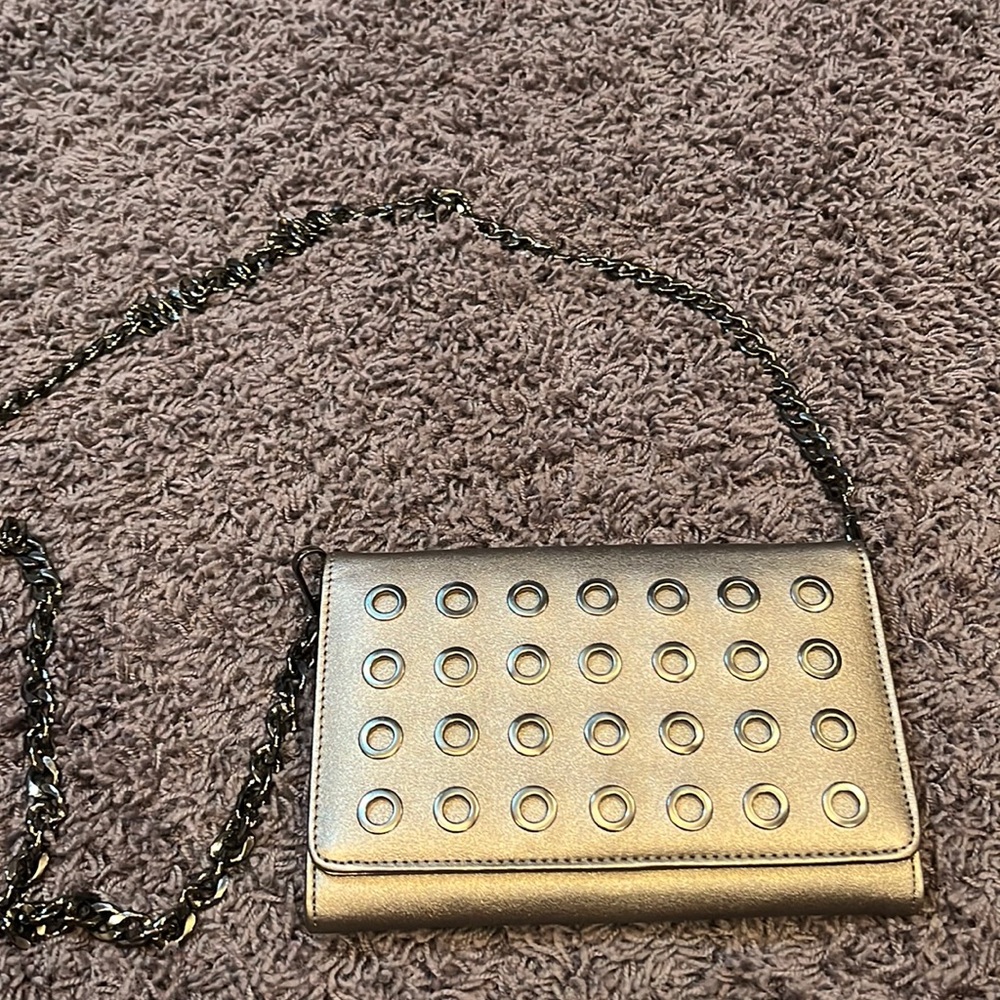 Metallic/Gold clutch